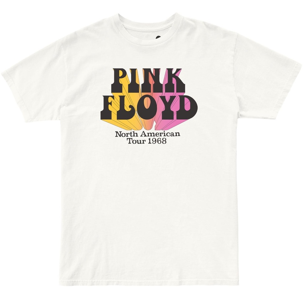 Pink Floyd North American Tour 1968 T-Shirt—Original Retro Brand